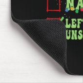 Tapis De Souris Nice Naughty Left Unsupervised Christmas List Sant (Coin)