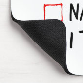 Tapis De Souris Nice Naughty List I Tried Funny Christmas Santa Cl (Coin)