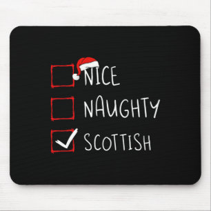 Tapis De Souris Nice Naughty Scottish Christmas Scottish Scotland 