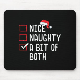 Tapis De Souris Nice Naughty Un Peu Des Deux Liste De Noël