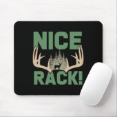 Tapis De Souris Nice Rack Antlers Deer Drôle Chasse Humour (Avec souris)