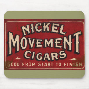 Tapis De Souris Nickle Mouvement Cigar 1900