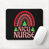 Tapis De Souris Nicu Nurse Christmas Crew Nurselife Nursing Xmas P (Avec souris)