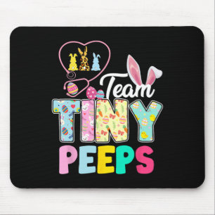 Tapis De Souris Nicu Nurse Easter Team Minuscules Humains Bunnies 