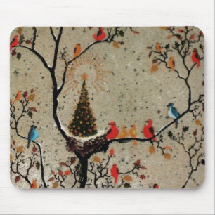 Tapis De Souris Nid d'arbre de Noël ~ Mousepad