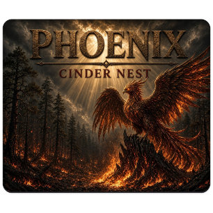 Tapis De Souris Nid de cendres de phénix Dark Realism