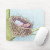Tapis De Souris Nid des oiseaux Mousepad (Avec souris)