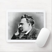 Tapis De Souris Nietzsche "Ne tue pas U" Citation Cadeaux & Tee -  (Avec souris)