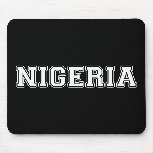 Tapis De Souris Nigéria (Devant)