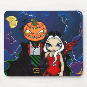 Tapis De Souris Night Out" Mousepad "de citrouille du Roi