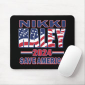 Tapis De Souris Nikki Haley Save America (Avec souris)