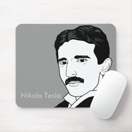 Tapis De Souris Nikola Tesla (Avec souris)
