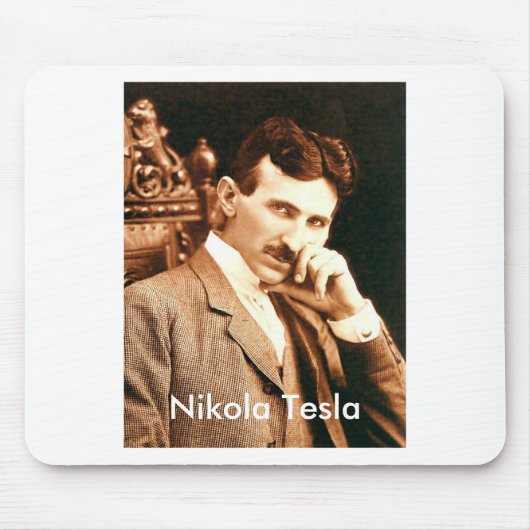 Tapis De Souris Nikola Tesla (Devant)