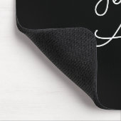 Tapis De Souris N'importe quel nom | Cool Script blanc éditable su (Coin)