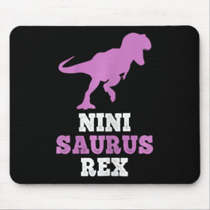 Tapis De Souris Nini-saurus Rex Dino Dinosaure Ninisaurus Drôle 