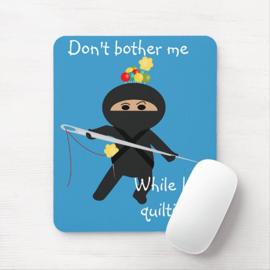 Tapis De Souris Ninja avec l'aiguille et les goupilles de couture (Avec souris)
