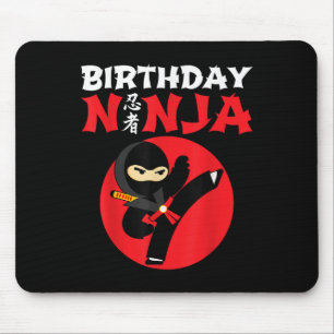 Tapis De Souris Ninja d'anniversaire - Fête d'anniversaire Ninja p