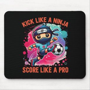 Tapis De Souris Ninja de footballeur Frappe comme un ninja Marque