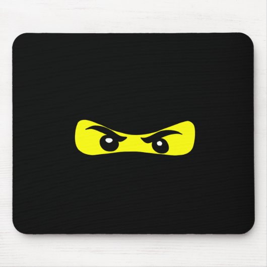 Tapis De Souris Ninja Eyes Fun Halloween Ninja Costume (Devant)