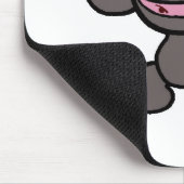 Tapis De Souris Ninja noir Griffe-Aucuns mots (Coin)