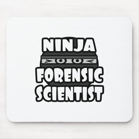 Tapis De Souris Ninja, scientifique judiciaire (Devant)