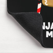 Tapis De Souris Ninjabread homme fun ginja kicking sucre de canne (Coin)