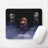 Tapis De Souris Ninjas mousepad (Avec souris)