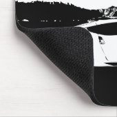 Tapis De Souris Nissan 370z Mousepad avec le logo noir de course (Coin)