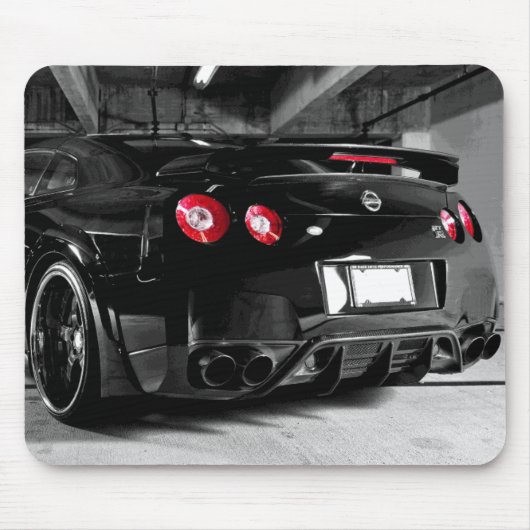 Tapis De Souris Nissan GT-R High Quality Black (Devant)