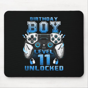 Tapis De Souris Niveau 11 Débloqué Joueur de jeux vidéo 11e Annive