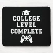 Tapis De Souris Niveau collégial Complet Graduation Gamer Jeu (Devant)