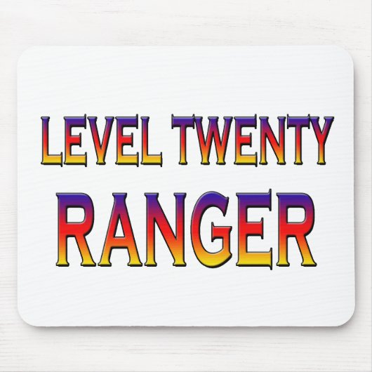 Tapis De Souris Niveau vingt ranger (Devant)