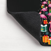 Tapis De Souris Nk Flamingo Santa Merry Christmas Tree Lights Wome (Coin)