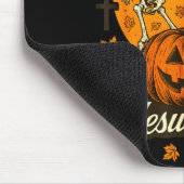 Tapis De Souris No Bones About It Jesus Saves Christian Halloween (Coin)