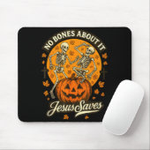 Tapis De Souris No Bones About It Jesus Saves Christian Halloween (Avec souris)