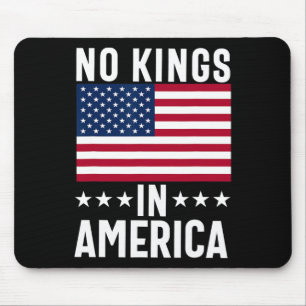 Tapis De Souris No Kings In America Flag Protest Save Democracy 10