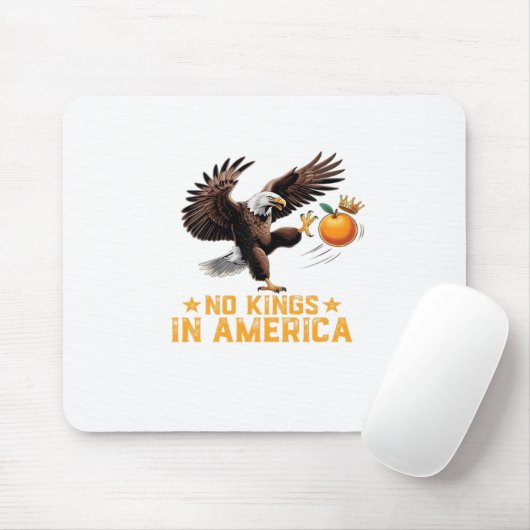 Tapis De Souris No Kings In America We The People Political Retro (Avec souris)