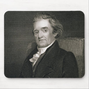 Tapis De Souris Noah Webster (1758-1843) gravé par Frederick W.