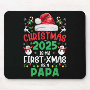 Tapis De Souris Noël 2025 Est Mon Premier Noël En Tant Que Papa Fa