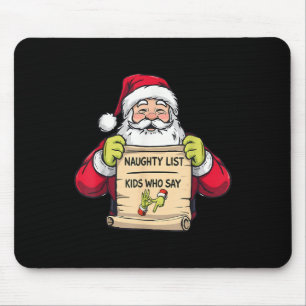 Tapis De Souris Noël 67 Drôle de Père Noël 67 Six Sept 6 7 Mème Cu