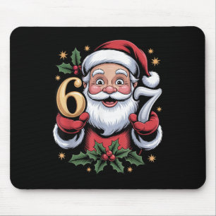 Tapis De Souris Noël 67 Drôle Xmas Six Seven Sweat Ugly 6-7
