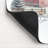 Tapis De Souris Noël à la ferme, Joyeux Noël (Coin)