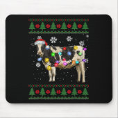 Tapis De Souris Noël à la vache (Devant)