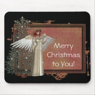 Tapis De Souris Noël Angel Design 1 Mousepad