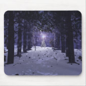 Tapis De Souris Noël aux Pines Mousepad (Devant)