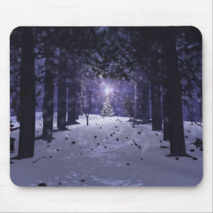 Tapis De Souris Noël aux Pines Mousepad