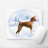 Tapis De Souris Noel Basenji Mousepad (Avec souris)