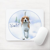 Tapis De Souris Noel Beagle Mousepad (Avec souris)