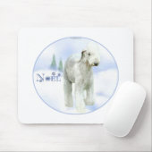Tapis De Souris Noel Bedlington Terrier (Avec souris)