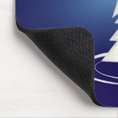Tapis De Souris Noël blanc (Coin)